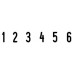 6 skaičių numeratorius Professional 5546