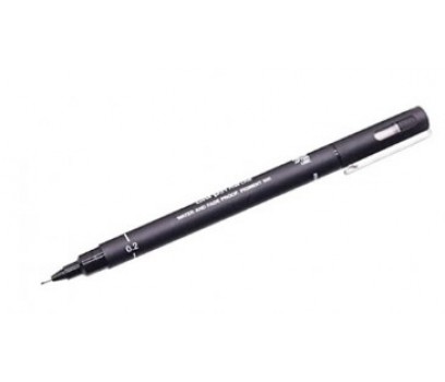 Grašinis rašiklis Uni PIN - 200 0,2 mm  juodos sp.