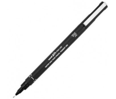 Grafinis rašiklis Uni PIN - 200  0,3 mm  juodos sp.