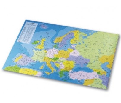 Stalo patiesalas su Europos žemėlapio vaizdu Esselte 40 x 65 cm