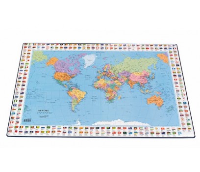 Stalo patiesalas su pasaulio žemėlapio vaizdu Esselte 40 x 65 cm