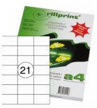 Lipnios etiketės Rillprint A4  70 x 42,4mm 21 lipd/lap.