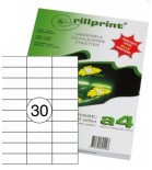 Lipnios etiketės Rillprint A4  70 x 29,7mm 30 lipd/lap.